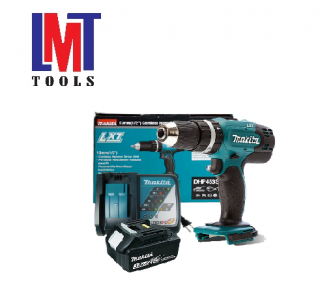 Máy khoan vặn vít dùng pin 18V MAKITA DHP453SFX8 Máy khoan vặn vít dùng pin 18V MAKITA DHP453SFX8