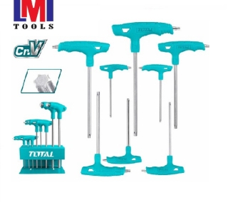 Bộ chìa lục giác bông chữ T 8 chi tiết Total THHW80836 T10-T50 Bộ chìa lục giác bông chữ T 8 chi tiết Total THHW80836 T10-T50
