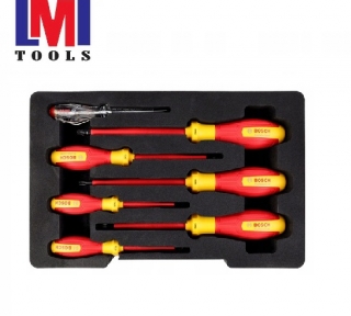 Bộ tua vít cách điện VDE 7 món đầu bông TX Bosch 1600A02NF8 Bộ tua vít cách điện VDE 7 món đầu bông TX Bosch 1600A02NF8