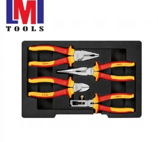 Bộ 4 kìm cách điện VDE 1000V Bosch 1600A02NG1 Bộ 4 kìm cách điện VDE 1000V Bosch 1600A02NG1