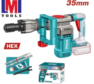 Máy đục bê tông không chổi than dùng pin 20V TDBLI20358 Máy đục bê tông không chổi than dùng pin 20V TDBLI20358