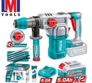 Máy khoan bê tông 3 chế độ Total TRHLI202862 Máy khoan bê tông 3 chế độ Total TRHLI202862